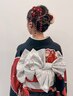 【2027年成人式】 ヘアセット+振袖着付け+メイク+打合せ ¥33,000