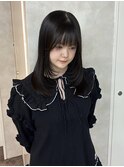 顔周りカット×レイヤーカット