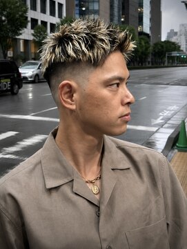 ヒロギンザ 青山店(HIRO GINZA) ツーブロフェードメッシュ