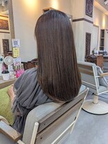 ヘアリゾート粋 ウナム 新宿東口店(enam)&nbsp;ナチュラルストレート/美髪縮毛矯正/ショコラブラウン