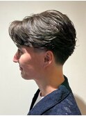 フェザーパーマ×マッシュ×刈り上げ×束感