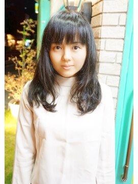 エアリー ヘアーデザイン(airly hair design) [airly]ナチュラル&秋セミディ