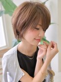 【リュドール池下】小顔効果グレージュショート!