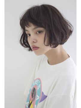 ヘアーサロン リノ(Hair Salon Lino) アッシュ　リップライン無造作ボブ