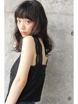 カシュカシュ(cache cache) cache cache★黒髪のグロッシーツヤロング