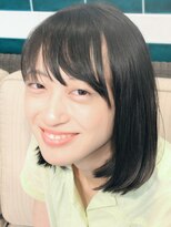 ラマハロ (La Mahalo)&nbsp;黒髪でも重くないボブ