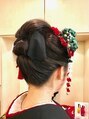 あだち美容室 アンフローリア(en fleurir)&nbsp;日本髪のアレンジも素敵です