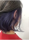 バイオレットアッシュインナーカラー☆