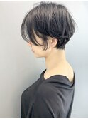 【morio池袋】大人可愛い前下がり透け感ショート♪