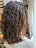 【EIGHT道又】デザインカラー_切りっぱなしボブ