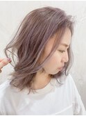 ダブルカラー☆パープルグレー