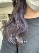 ロイジー(roijir) 表参道roijir インナーパープル×ほうじ茶グレージュ