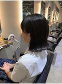 くせ毛を生かして！ハンドブローで作れる切りっぱなしカット！