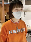 【三ツ井純】20代30代大人可愛いショートボブ前下がりボブ透明感