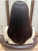 フェイスレイヤー入りロングヘア