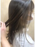 インナーカラー*silver beige