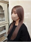 サイドバングで横顔も可愛くお洒落に◎