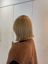 エヌプラス(N+)&nbsp;くびれヘアアプリコットオレンジ夏ハイライトカラー