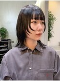 ウルフレイヤーボブ韓国ヘア大宮美容室