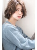 大人かわいいショートボブ 