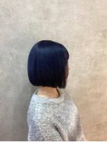 ロータス(LOTUS)&nbsp;ネイビー前下がりボブ