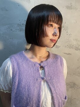 ノラ シブヤ(NORA) ミニボブ/切りっぱなしボブ/姫カット