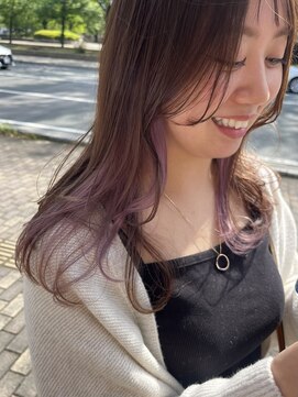 テンキ(tenki) 透明感ベージュ、インナーラベンダー