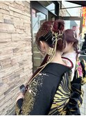 成人式アップスタイル