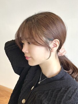 ビューエヒメ(VIEW EHIME) 顔まわり/レイヤーカット/韓国/ロングヘア/ベージュ