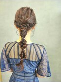 編みおろし×ポニテアレンジStyle.☆