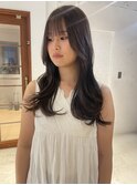 【山本日向子】透明感ラベンダーグレージュ