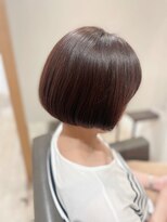 ヘア アトリエ ヴィヴァーチェ(hair atelier Vivace)&nbsp;艶グレージュショートボブ