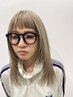 ダブルカラー+カット　￥15500　（マーブ付き）