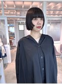 顔周りマッシュボブ