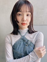 アルテ(ARTE) 【ARTE表参道/青山】モテ髪ミディ×ブリーチなし透明感カラー