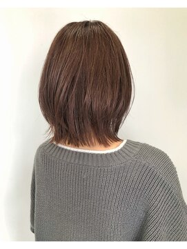 グランヘアー 豊岡店(GRAN HAIR) モカブラウンのウルフカット