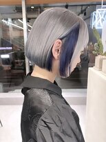 ファイブバイジエクト 堀江(FIVE by The Ect)&nbsp;ブルーカラー/インナーカラー/ホワイトブロンド