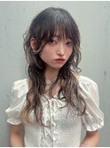 14586ハイライトグラデーションカラーレイヤーワンホンヘア