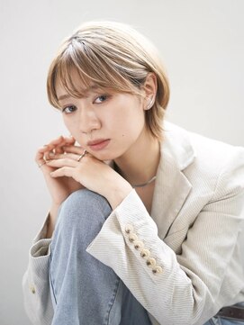 アムネシア 三軒茶屋(AMNESIA) ブリーチカラー/ショートボブ