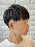 【学割U-15】中学生メンズカット&眉カット ¥4180