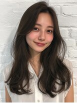 リンクミリ(Link mili)&nbsp;大人カジュアル/ココアベージュ/小顔カット/ロングレイヤー