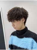 シャドウパーマ緩めパーマ縦落ちツイストスパイラルパーマ