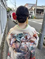 ブライト(bright)&nbsp;振袖/シニヨン/きれいめ