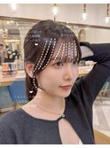 ミディアムレイヤーカット/レイヤー/顔周り/韓国/髪質改善北千住
