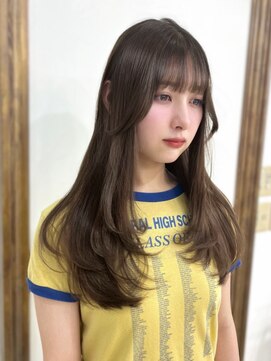 ルフェリ(Lufeli) 【Lufeli】いとうりお　レイヤー/顔周りカット/オリーブベージュ