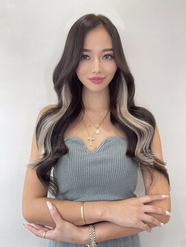 ラピス 渋谷本店(Lapis) オリーブグレージュ/インナーカラー