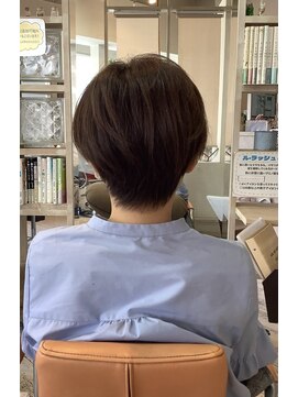 アシャ ヘアー ソリューション 神戸店(asha hair solution) イメチェン/ピンクベージュ/アンブレラカラー/前髪/摂津本山