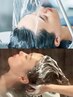 カット＋透明感カラー＋頭身浴＋ととのうヘッドスパ＋頭皮用化粧水付き