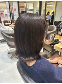 外ハネぱっつんボブ
