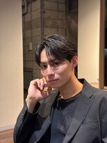 メンズココ メンズパーマ 韓国ヘア 日本橋店(MENS COCO) コンマシースルーセンターパート